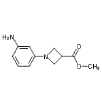 CAS#: 887595-89-3， methyl 1-(3-aminophenyl)azetidine-3-carboxylate