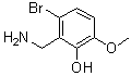 CAS#: 887596-91-0， 2-(Aminomethyl)-3-bromo-6-methoxyphenol