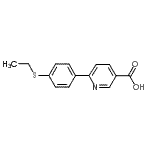 CAS#: 887976-40-1， 6-[4-(Ethylsulfanyl)phenyl]nicotinic acid