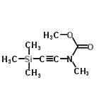 CAS#: 888015-57-4， Methyl methyl[(trimethylsilyl)ethynyl]carbamate