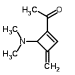 CAS#: 88830-16-4， 1-[4-(Dimethylamino)-3-methylene-1-cyclobuten-1-yl]ethanone