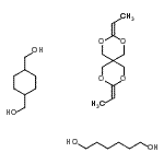 CAS#: 88849-65-4， 1,4-Cyclohexanedimethanol-3,9-Diethylidene-2,4,8,10-Tetraoxaspiro(5.5)Undecane-1,6-Hexanediol Polymer
