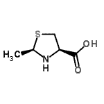 CAS#: 88855-01-0， (2R,4R)-2-Methyl-1,3-thiazolidine-4-carboxylic acid