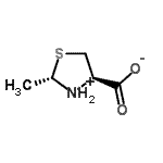 CAS#: 88855-02-1， (2S,4R)-2-Methyl-1,3-thiazolidin-3-ium-4-carboxylate
