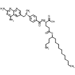CAS#: 88887-42-7， (2S)-2-[(4-{[(2,4-Diamino-6-pteridinyl)methyl](methyl)amino}benzoyl)amino]-5-(5-hexadecanyloxy)-5-oxopentanoic acid