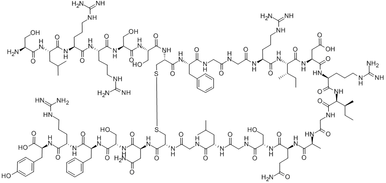 structure of CAS# 88898-17-3, Atrial Natriuretic Factor (1-28) (Rat);ANF (123-150), RAT;ANP (123-150), RAT;ANF (1-28), RAT