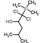 CAS 登录号：88920-85-8， 1,1-二氯-4-甲基-1-(三甲基硅烷基)-2-戊醇