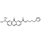 CAS#: 88939-84-8， N-[4-(1H-Imidazol-1-yl)butyl]-2-isopropyl-11-oxo-11H-pyrido[2,1-b]quinazoline-8-carboxamide