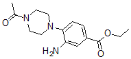 CAS#: 889946-58-1， 4-(4-Acetyl-1-Piperazinyl)-3-Amino-Benzoic Acid Ethyl Ester