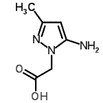 CAS#: 890014-47-8， (5-Amino-3-methyl-1H-pyrazol-1-yl)acetic acid