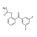 结构式 CAS# 890098-74-5, 2-(3,5-二氟苯甲酰)苯基乙酸酯