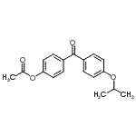 structure of CAS# 890099-68-0, 4-(4-Isopropoxybenzoyl)phenyl acetate;4-Acetoxy-4'-isopropoxybenzophenone