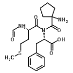 CAS#: 89026-13-1， N-Formyl-L-methionyl-N-[(1-aminocyclopentyl)carbonyl]-L-phenylalanine