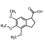 CAS#: 890309-53-2， 4,5,6-Trimethoxy-1-indanecarboxylic acid