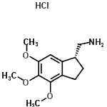 CAS#: 890309-65-6， 1-[(1R)-4,5,6-Trimethoxy-2,3-dihydro-1H-inden-1-yl]methanamine hydrochloride (1:1)