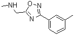 CAS#: 890324-18-2， N-Methyl-1-[3-(3-methylphenyl)-1,2,4-oxadiazol-5-yl]methanamine