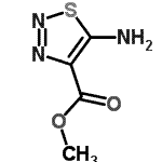 CAS#: 89033-41-0， methyl 5-aminothiadiazole-4-carboxylate