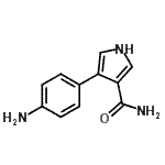 CAS#: 890434-82-9， 4-(4-Aminophenyl)-1H-pyrrole-3-carboxamide