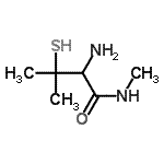 CAS#: 89051-40-1， N-Methyl-3-sulfanylvalinamide