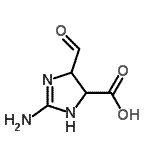 CAS 登录号：89179-94-2， 2-氨基-4-甲酰基-4,5-二氢-1H-咪唑-5-羧酸