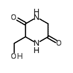 CAS 登录号：89181-64-6， 3-(羟基甲基)-2,5-哌嗪二酮