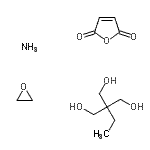 CAS#: 89182-96-7, 2,5-Furandione, Polymer With 2-Ethyl-2-(Hydroxymethyl)-1,3-Propanediol And Oxirane, Ammonium Salt