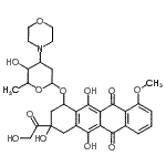 CAS#: 89196-04-3， 3-Glycoloyl-3,5,12-trihydroxy-10-methoxy-6,11-dioxo-1,2,3,4,6,11-hexahydro-1-tetracenyl 2,3,6-trideoxy-3-(4-morpholinyl)hexopyranoside