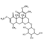 CAS 登录号：89200-08-8， 2,12-二甲氧基-1,11-二氧代苦木-2,12-二烯-16-基吡喃己糖苷