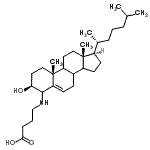 CAS#: 89210-68-4， 4-{[(3beta,8xi,9xi,14xi)-3-Hydroxycholest-5-en-4-yl]amino}butanoic acid