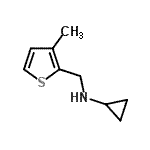 CAS#: 892571-43-6， N-[(3-Methyl-2-thienyl)methyl]cyclopropanamine