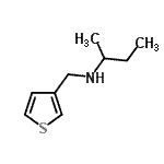 CAS 登录号：892592-86-8， N-(3-噻吩基甲基)-2-丁胺