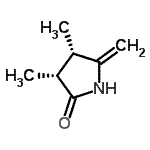 CAS#: 89267-85-6， (3R,4S)-3,4-Dimethyl-5-methylene-2-pyrrolidinone