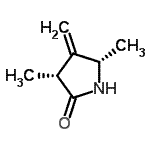 CAS#: 89267-86-7， (3R,5S)-3,5-Dimethyl-4-methylene-2-pyrrolidinone