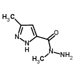 CAS#: 89270-37-1， N,3-Dimethyl-1H-pyrazole-5-carbohydrazide