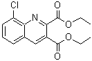 结构式 CAS# 892874-60-1, 8-氯-2,3-喹啉二羧酸二乙酯