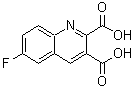 CAS#: 892874-70-3， 6-Fluoro-2,3-quinolinedicarboxylic acid