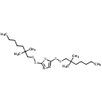 CAS#: 89347-09-1， 2,5-Bis[(2,2-dimethylheptyl)disulfanyl]-1,3,4-thiadiazole
