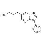CAS#: 893613-21-3， 3-[3-(2-Thienyl)pyrazolo[1,5-a]pyrimidin-6-yl]-1-propanol