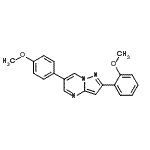 CAS#: 893613-33-7， 2-(2-Methoxyphenyl)-6-(4-methoxyphenyl)pyrazolo[1,5-a]pyrimidine