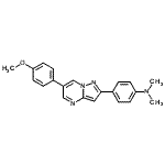CAS#: 893613-37-1， 4-[6-(4-Methoxyphenyl)pyrazolo[1,5-a]pyrimidin-2-yl]-N,N-dimethylaniline