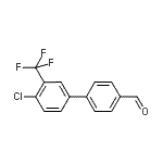 CAS#: 893637-93-9， 4'-Chloro-3'-(trifluoromethyl)-4-biphenylcarbaldehyde