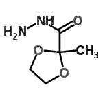 CAS#: 89364-93-2， 2-Methyl-1,3-dioxolane-2-carbohydrazide