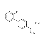 CAS#: 893649-05-3， 1-(2'-Fluoro-4-biphenylyl)methanamine hydrochloride (1:1)