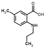 CAS#: 893727-34-9， 5-methyl-2-propylamino-benzoic acid