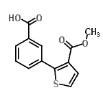 CAS#: 893735-30-3， 3-[3-(Methoxycarbonyl)-2-thienyl]benzoic acid
