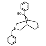 CAS#: 89398-08-3， 7-Benzyl-9-phenyl-3-thia-7-azabicyclo[3.3.1]nonan-9-ol