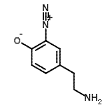 CAS#: 89411-46-1， 4-(2-Aminoethyl)-2-diazoniophenolate