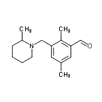 CAS#: 894213-68-4， 2,5-Dimethyl-3-[(2-methyl-1-piperidinyl)methyl]benzaldehyde