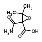 CAS#: 89464-55-1， 2-Carbamoyl-3,3-dimethyl-2-oxiranecarboxylic acid