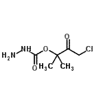 CAS#: 89490-25-5， 4-Chloro-2-methyl-3-oxo-2-butanyl hydrazinecarboxylate